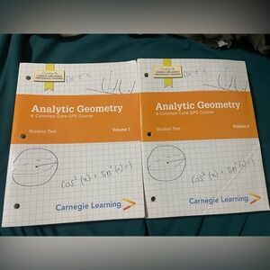 Analytic Geometry Georgia Common Core GPS Course Volumes 1&2 Student Text